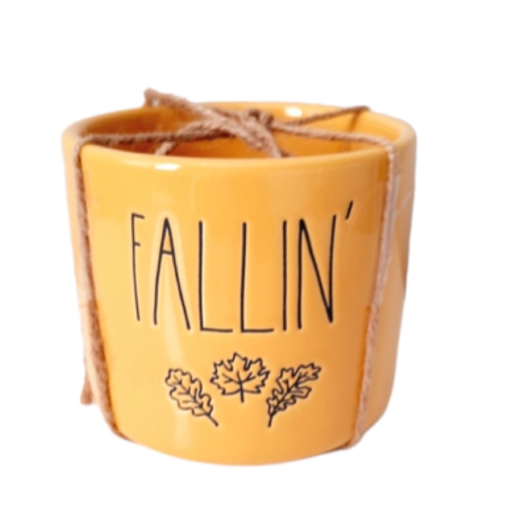New Rae Dunn Fall “Fallin” Leaf Planter Pot 🍁